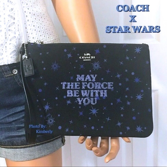 Coach Handbags - Coach Star Wars Large Wristlet Bag Pouch NWT